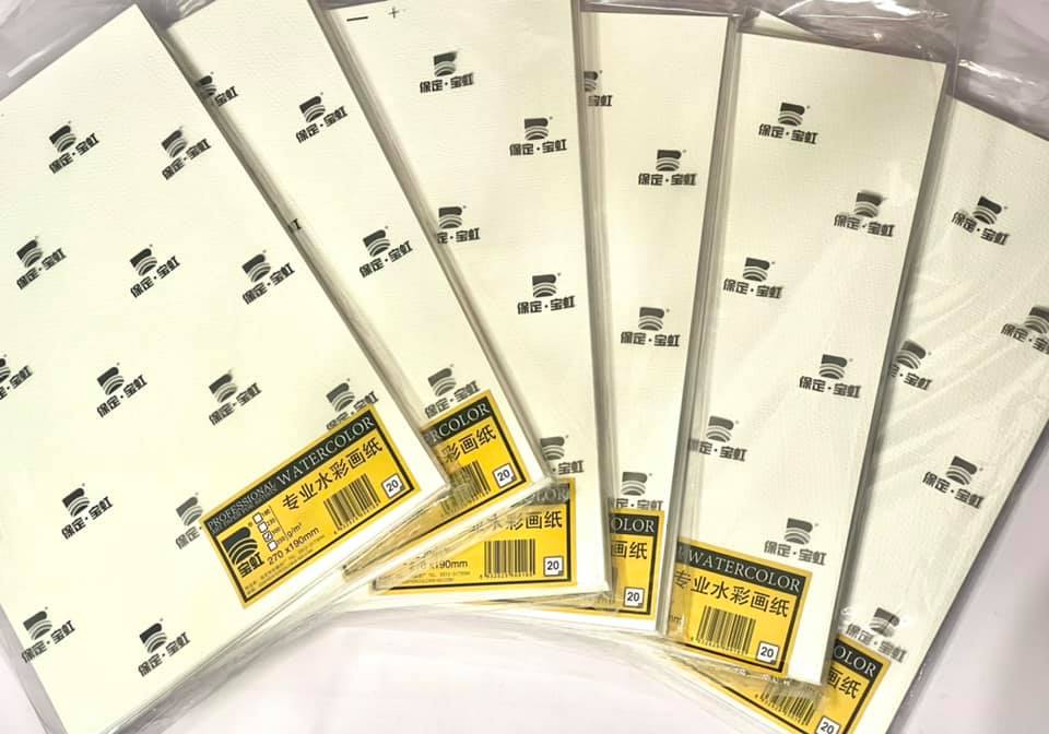 Set 10 tờ giấy baohong a3 lỡ 300/200gsm dòng thường