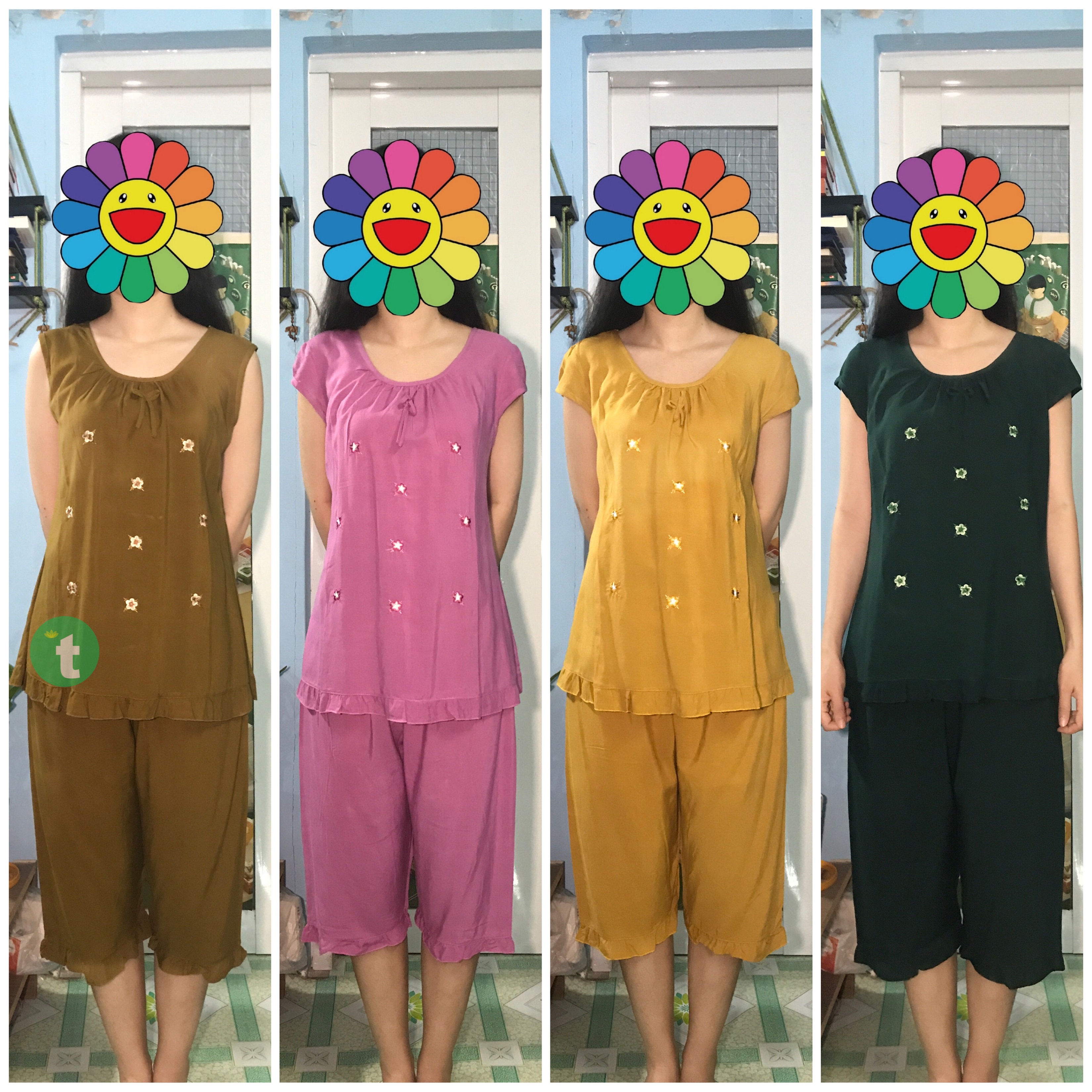 Bộ lanh tole lửng màu