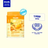 Sữa bột Vinamilk Optimum Gold 3 Hộp thiếc 850g (cho trẻ từ 1 - 2 tuổi) - Sữa công thức hỗ trợ Tăng cân, chiều cao, tiêu hóa, phát triển não bộ
