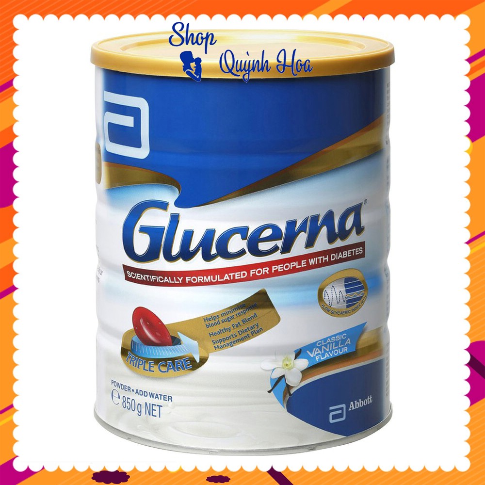 Sữa bột Glucerna [CHÍNH HÃNG] / Sữa tiểu đường Glucerna Úc, 850g - [CÓ TEM PHỤ TIẾNG VIỆT]