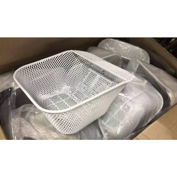 rổ wave nhỏ màu trắng, 2 lổ dưới 1 lổ trên