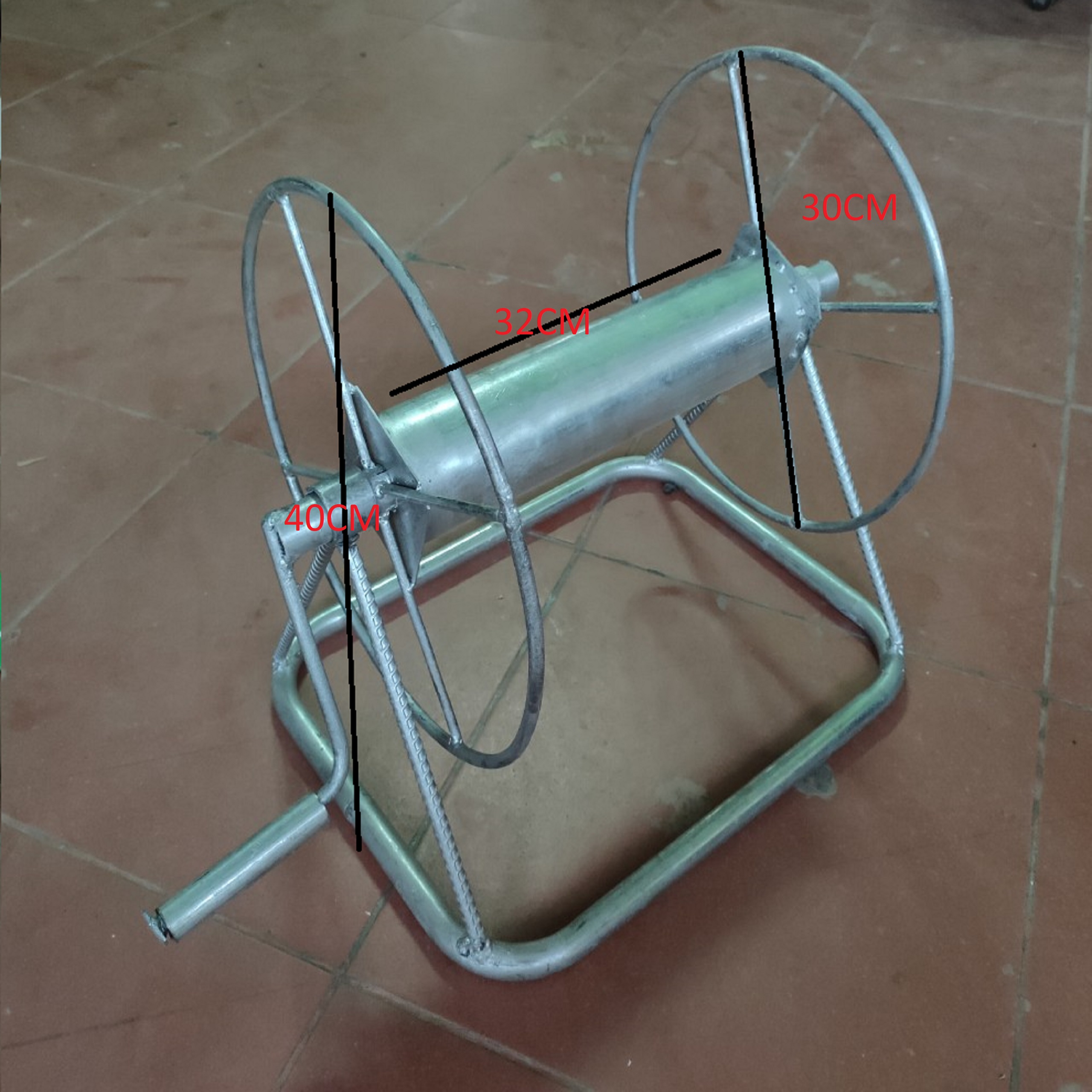 Rulo cuốn dây phun th.uốc 150m, cuốn dây điện 1000m