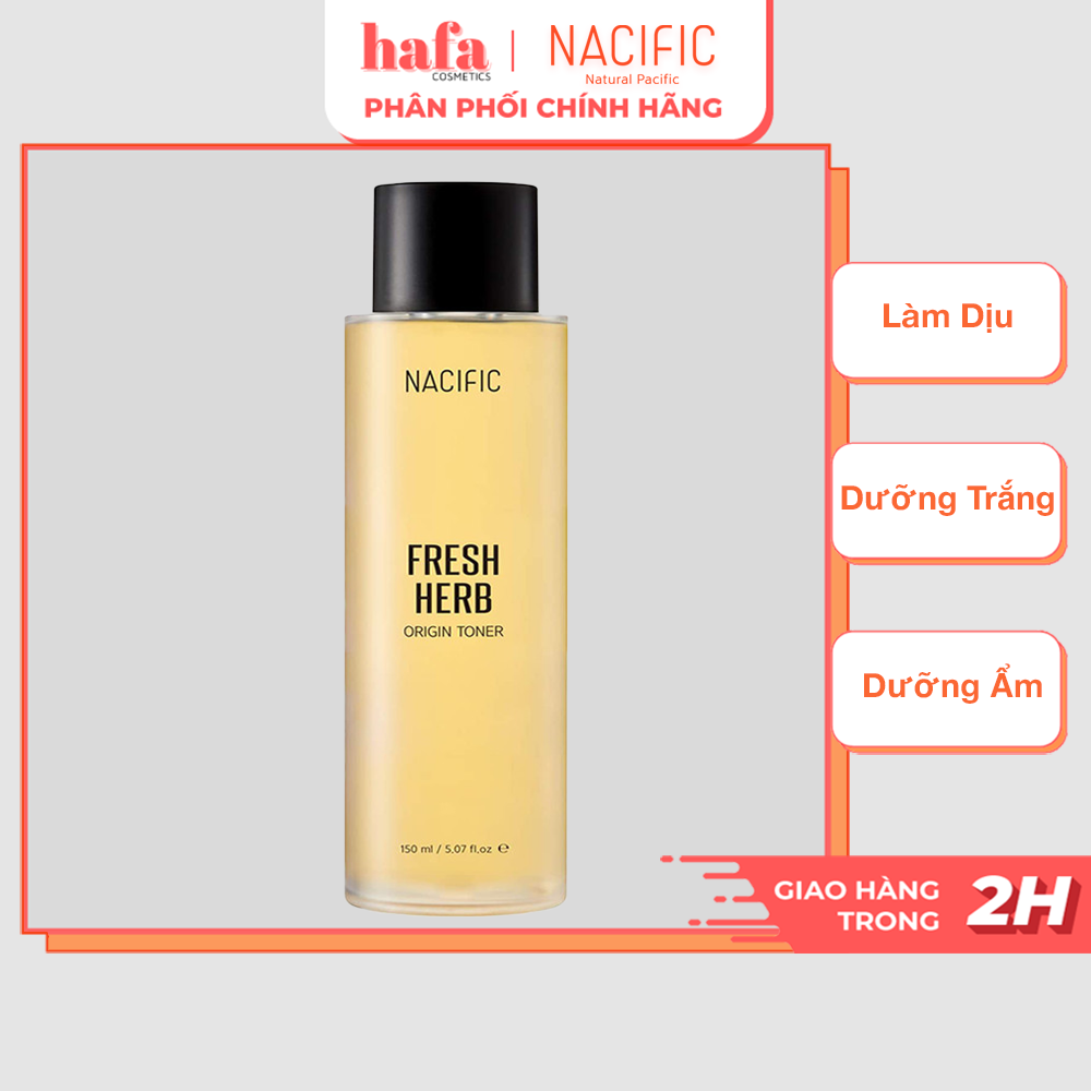 [XẢ HÀNG] Nước Hoa Hồng Dưỡng Trắng Làm Dịu Da NACIFIC Fresh Herb Origin Toner 150ml _ NACIFIC Chính Hãng