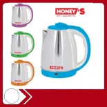 Bình đun siêu tốc Honey's HO-EK15S186 - Màu ngẫu nhiên dung tích 1.8L tiện lợi, an toàn
