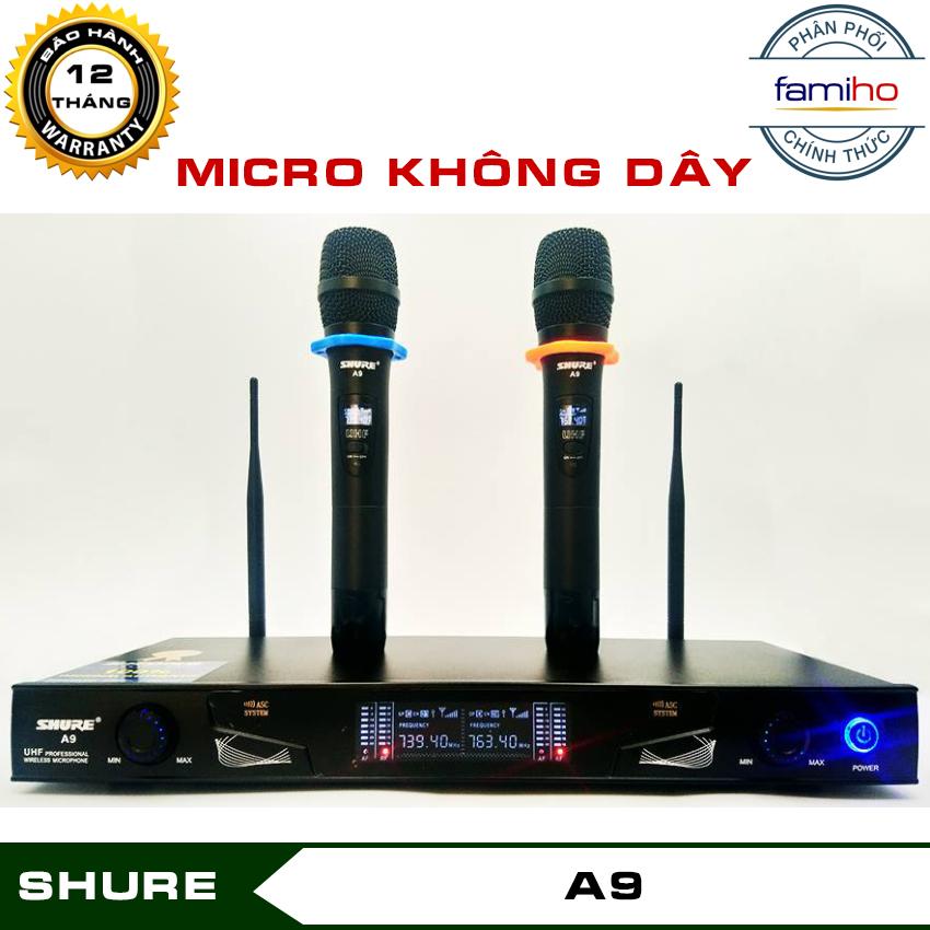 Micro karaoke không dây Shure A9
