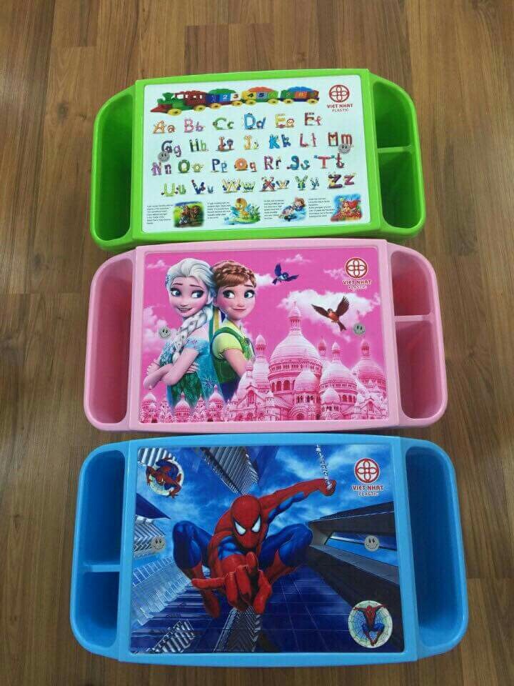 Bàn học cho bé nhựa Việt Nhật, Bàn học nhựa Việt Nhật cho bé đa năng có ngăn để đồ, Bàn học tập của bé, Bàn học nhựa Việt Nhật thiết kế thông minh