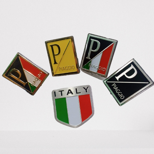 Logo chữ P thời trang cho xe máy Piaggio