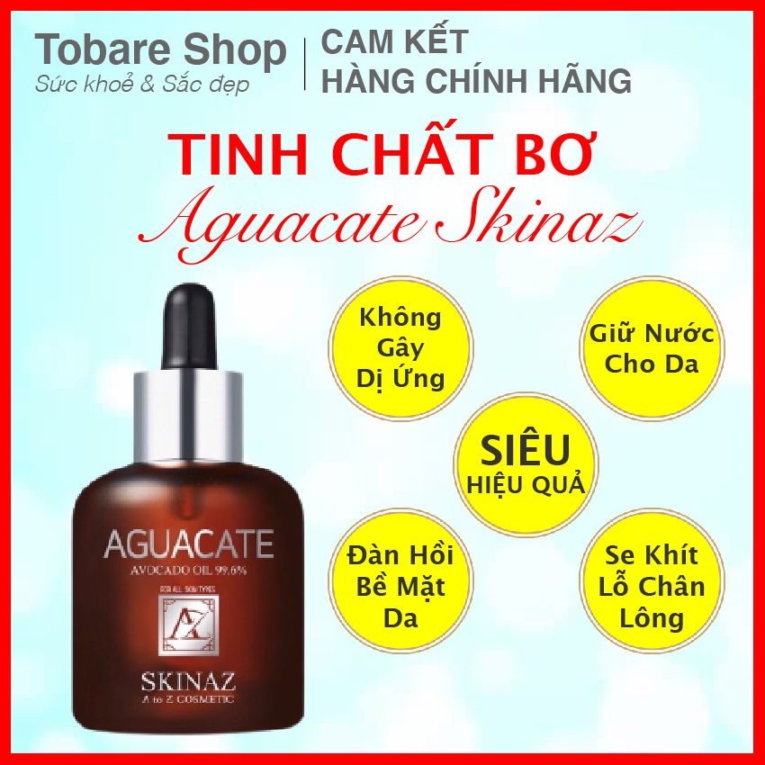 [CHÍNH HÃNG - MẪU MỚI 2020] Tinh Chất Bơ Aguacate Skinaz Hàn Quốc - Phục hồi da hư tổn, cung cấp độ ẩm, tạo lớp bảo vệ da - Tobare Shop