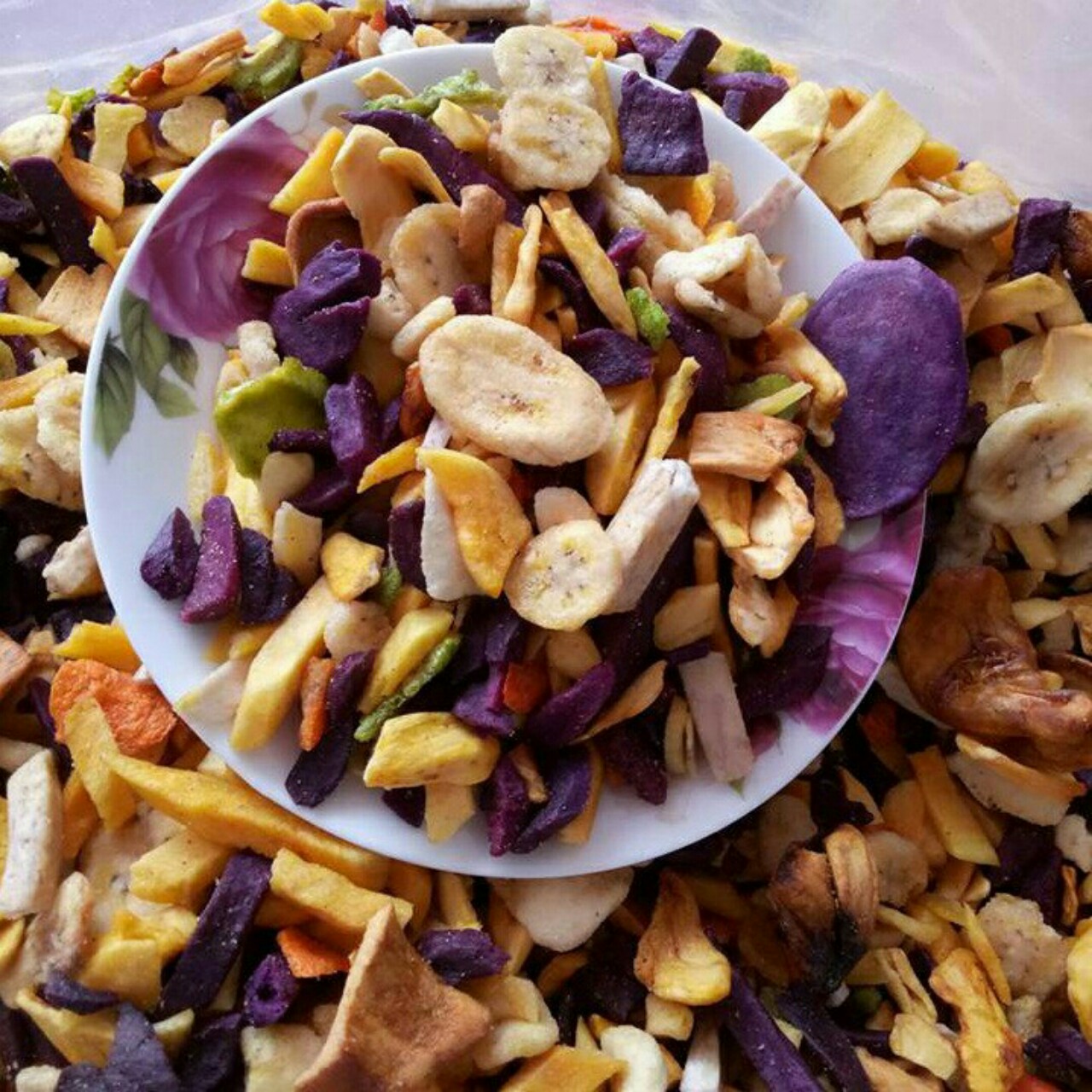 500g trái cây sấy vụn