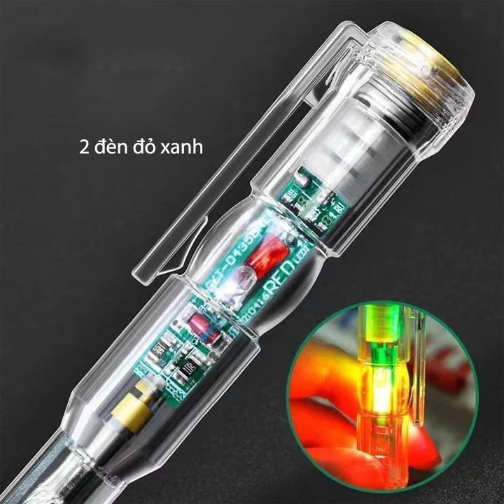 Bút thử điện cảm ứng thông minh đa chức năng bút thử điện không cần chạm có đèn led hai màu