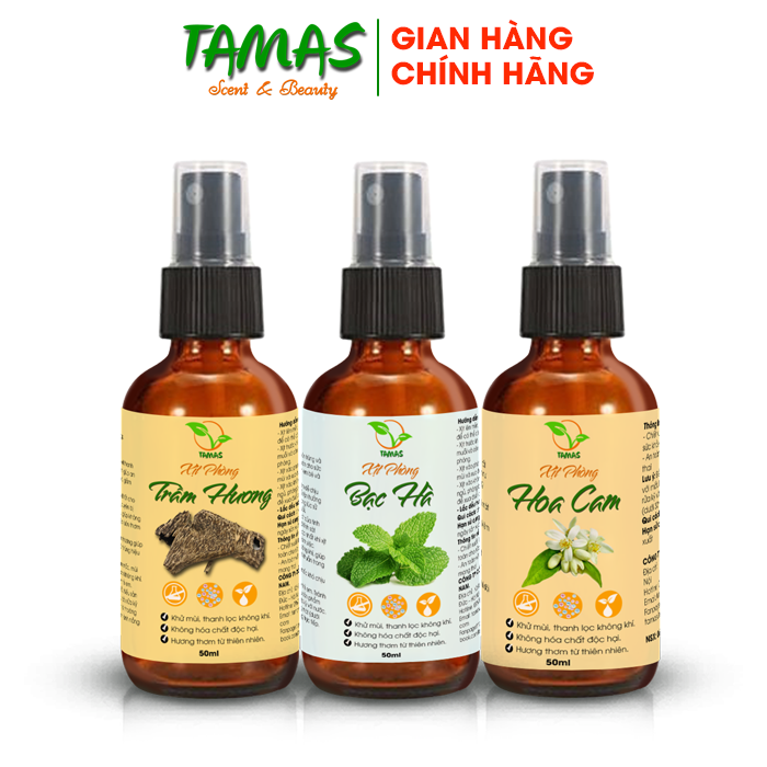 Combo 3 chai xịt thơm phòng thư giãn, đuổi côn trùng- tamas.