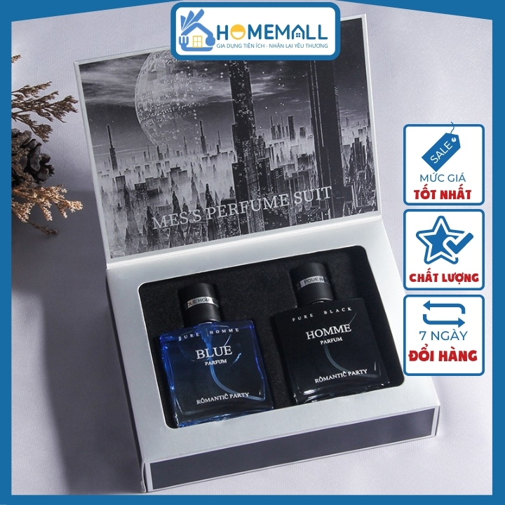 Nước hoa nam Romantic - Combo 2 chai - Dung tích 30ml hương thơm nam tính lưu hương 12h NH1