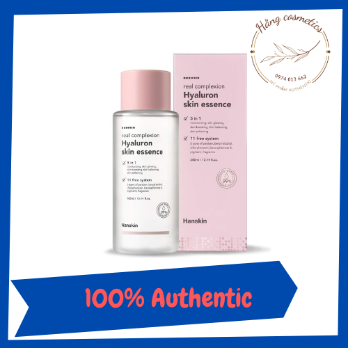 Toner dưỡng ẩm chống lão hoá Hanskin Hyaluron Skin Essence 300ml