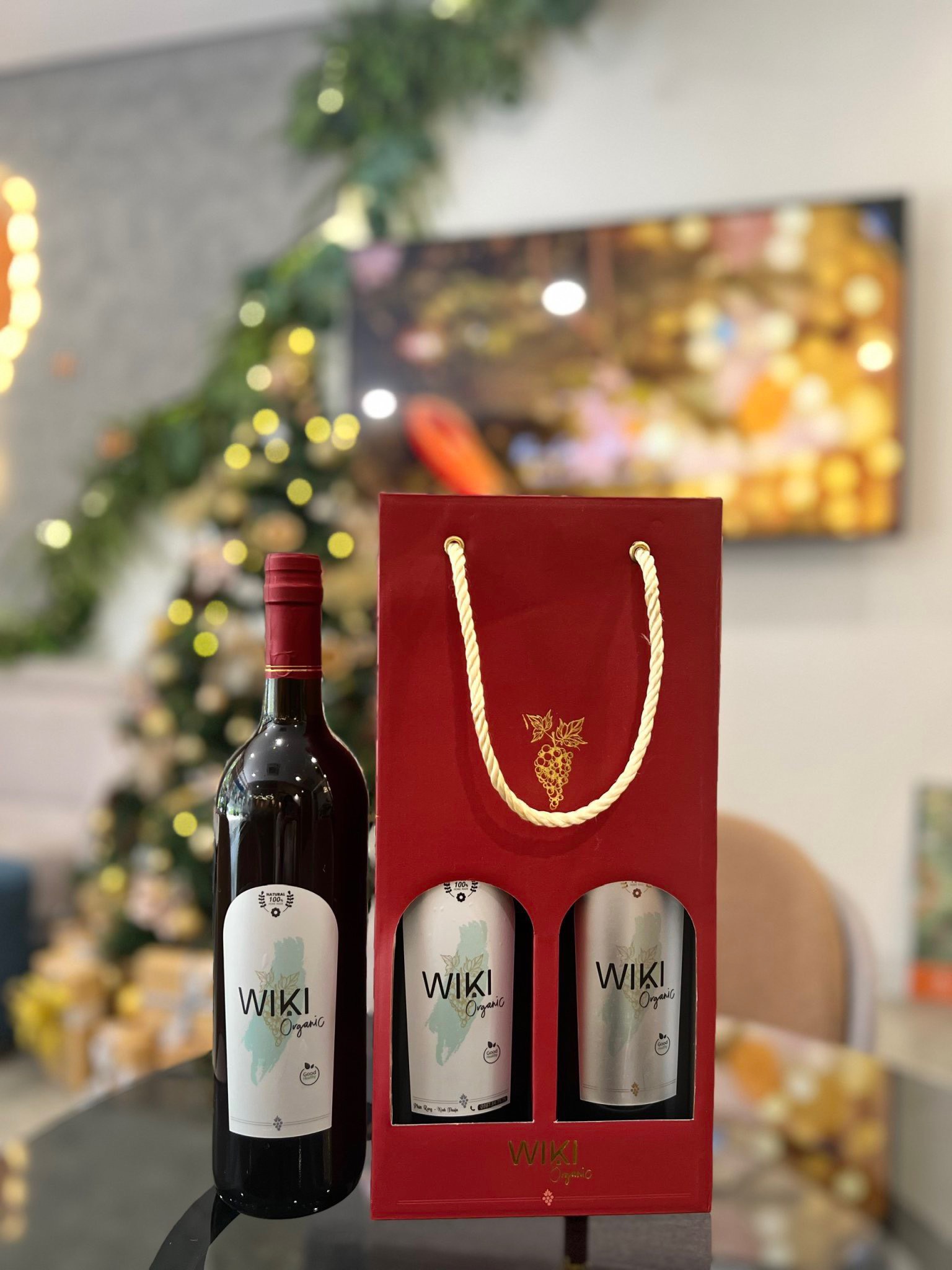 High-class glass bottle grape wine - Ninh Thuan specialty