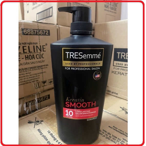Dầu gội tresemmé vào nếp suôn mượt chai 850g