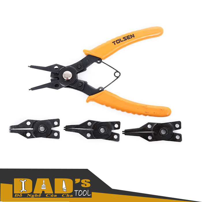 Bộ kềm phe 4 đầu 6"/160mm tolsen 10100