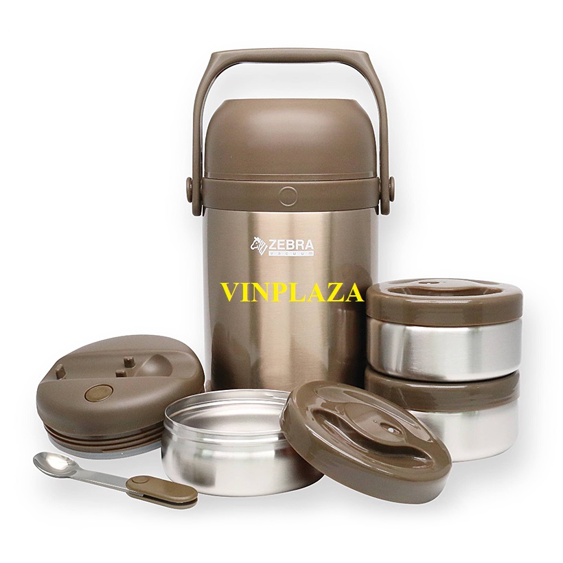 [HCM]CAMEN GIỮ NHIỆT ZEBRA VACUUM FOOD JAR 1.8 LÍT - 152441