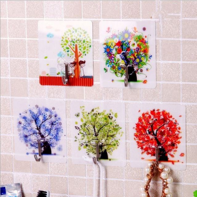 Móc dán tường họa tiết 3d siêu chắc chắn | Shopee Việt Nam