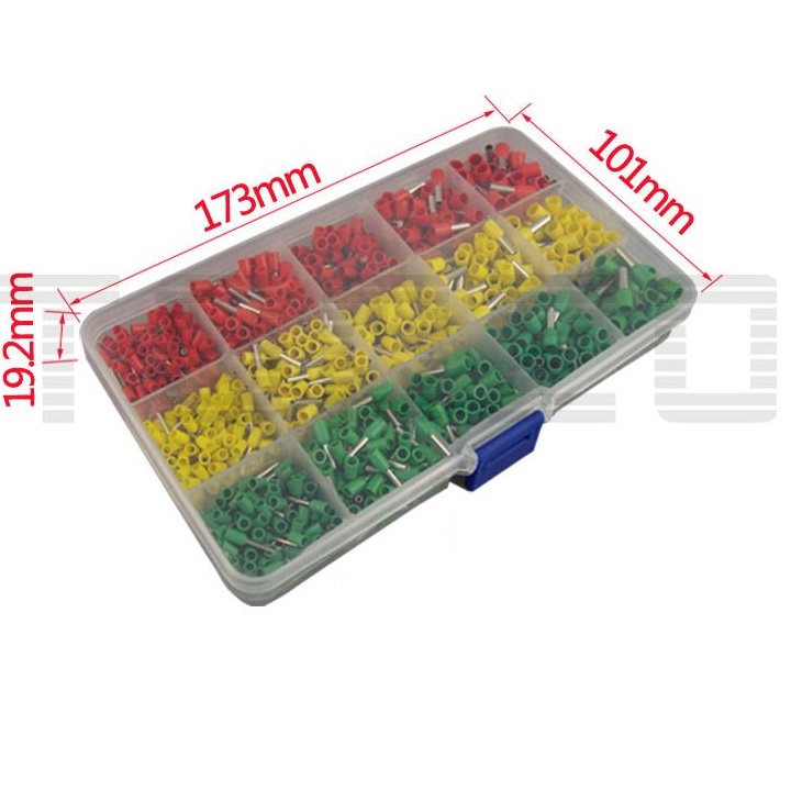 Cos pin rỗng 15 size trong một - combo 990 cái