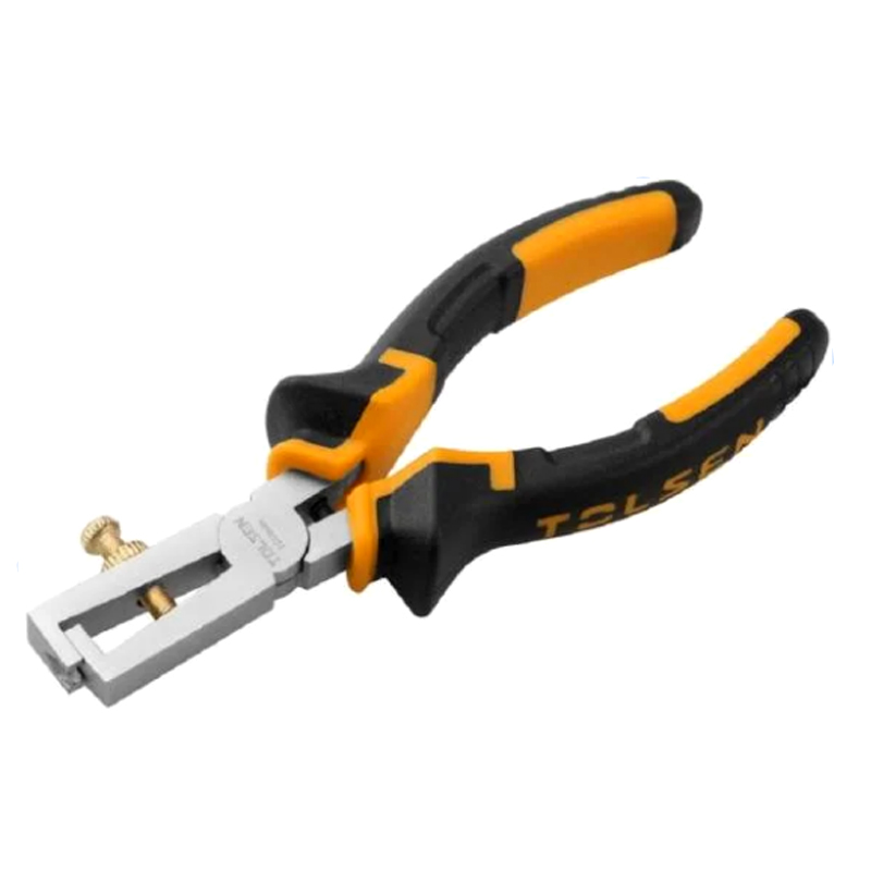Kìm tước đầu dây điện 6" tolsen 10013