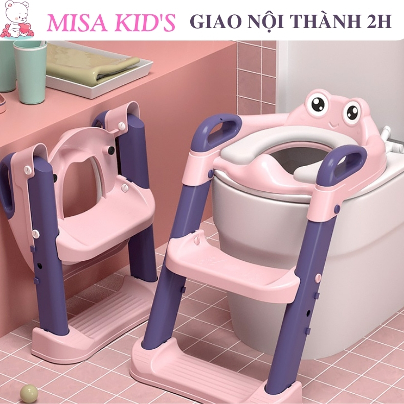 Ghế Trẻ Em Nhà Vệ Sinh, bô vệ sinh, Bô Ghế Tập Cho Trẻ Tập Đi Có Thể Gập Lại Chống Trượt