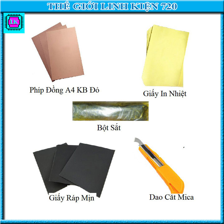 Combo bộ dụng cụ làm mạch in thủ công