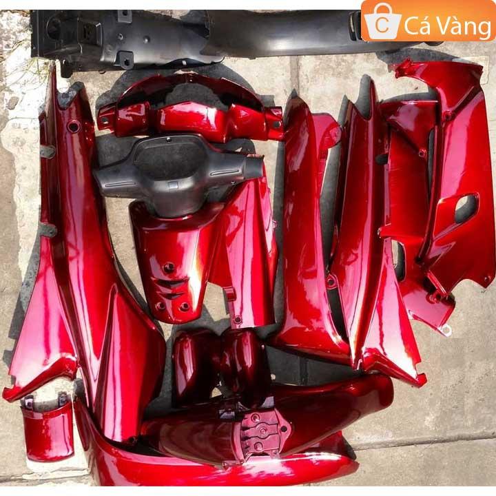 [HCM]Wave a Nhựa PP đen màu ĐỎ ĐÔ Áo nhựa xe Wave 100 110 đời đầu