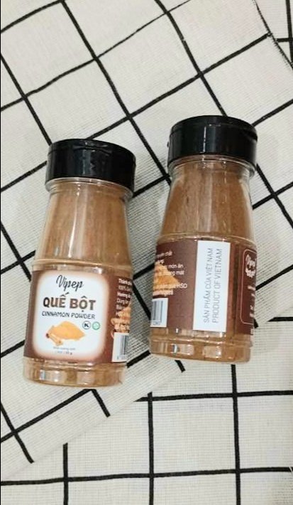 Bột quế Vipep hũ 35gr bột quế được dùng để tạo mùi thêm đậm đà món ăn