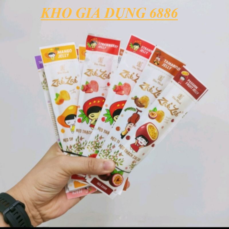 [ Quà Tặng Cho Bé ] Thạch Trái Cây Zai Zai Đức Hạnh Thanh Dài Giòn Dai Ngon Ngon Cho Cả Nhà 1kg đến 5kg