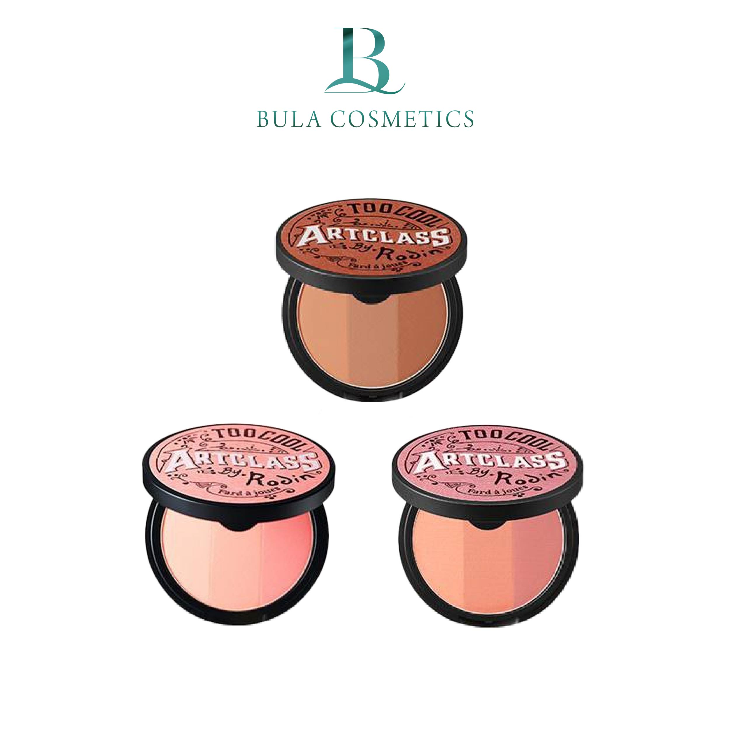 Phấn má hồng 3 màu too cool for school artclass by rodin blusher bột phấn siêu mịn