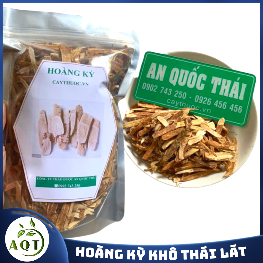 Hoàng kỳ thái lát sấy khô 500g trà bổ thận, tăng hệ miễn dịch, tốt cho sức khỏe