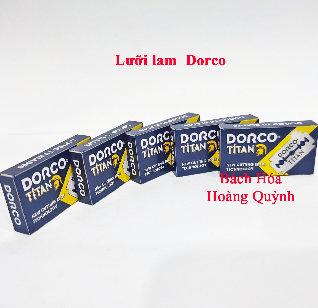 10 cái lưỡi lam - dao lam Dorco.