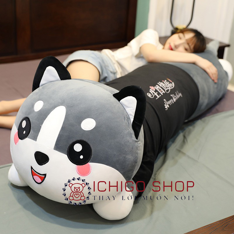 Gấu bông, gối ôm, gấu bông cute chó bông, mèo bông mắt tròn hàng cao cấp siêu mềm mịn