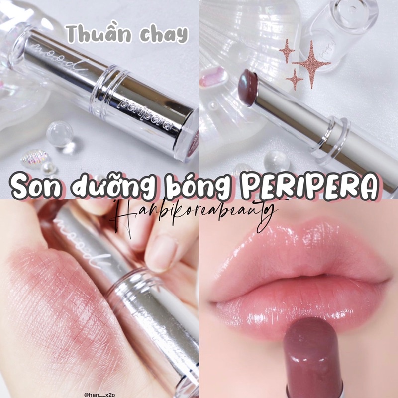 Son dưỡng bóng thuần chay peripera