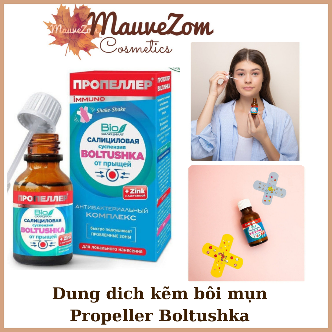 Dung dich kẽm bôi mụn Propeller Boltushka