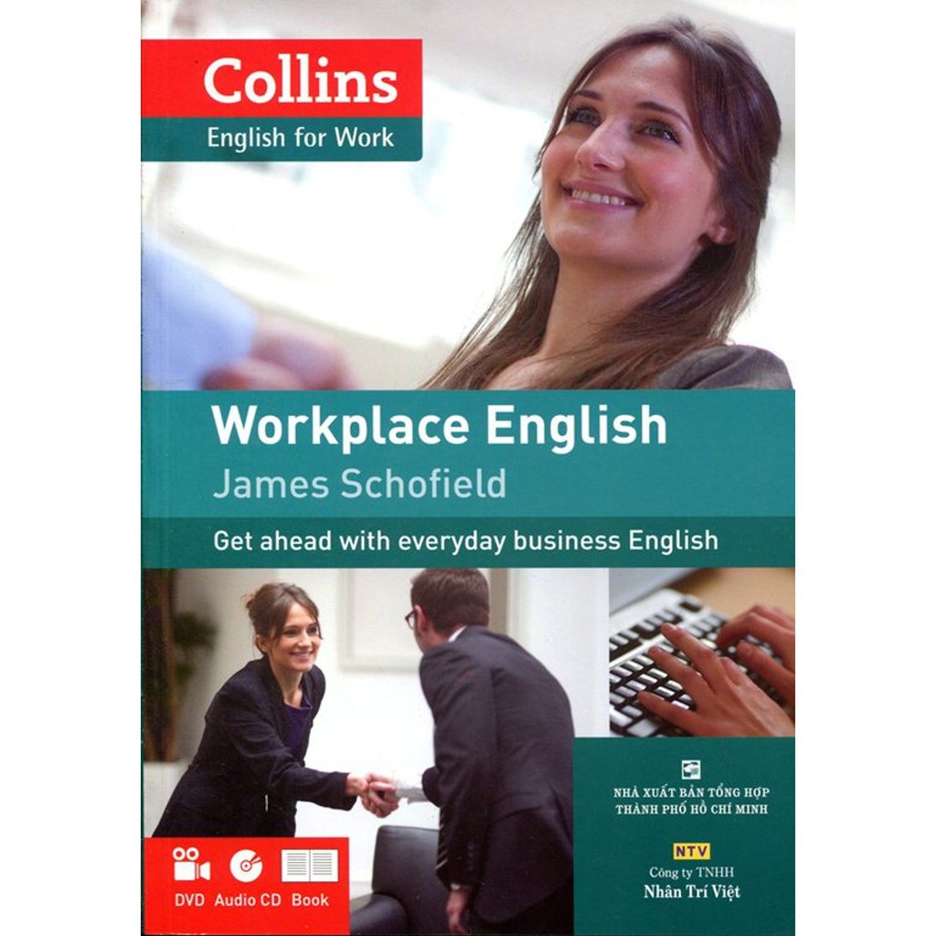 NS Minh Tâm - Sách - Collins English For Work - Workplace English (Kèm CD)