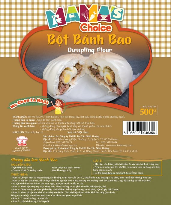 Bột Bánh Bao Mama’s Choice 500gr Nhất Hương