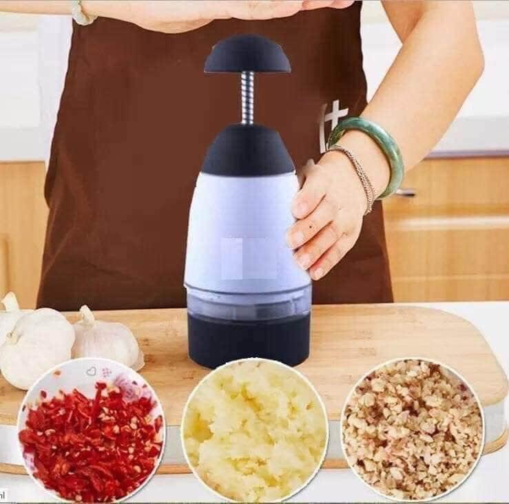 Dụng cụ dập tỏi ớt củ quả đa năng- máy dập tỏi ớt củ quả tiện ích- máy dập hành tỏi củ quả- dụng cụ dập tỏi bằng tay