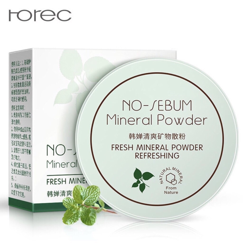 Phấn Phủ Kiềm Dầu Dạng Bột No Senum Mineral Powder Rorec Hàng Nội Địa Trung MX
