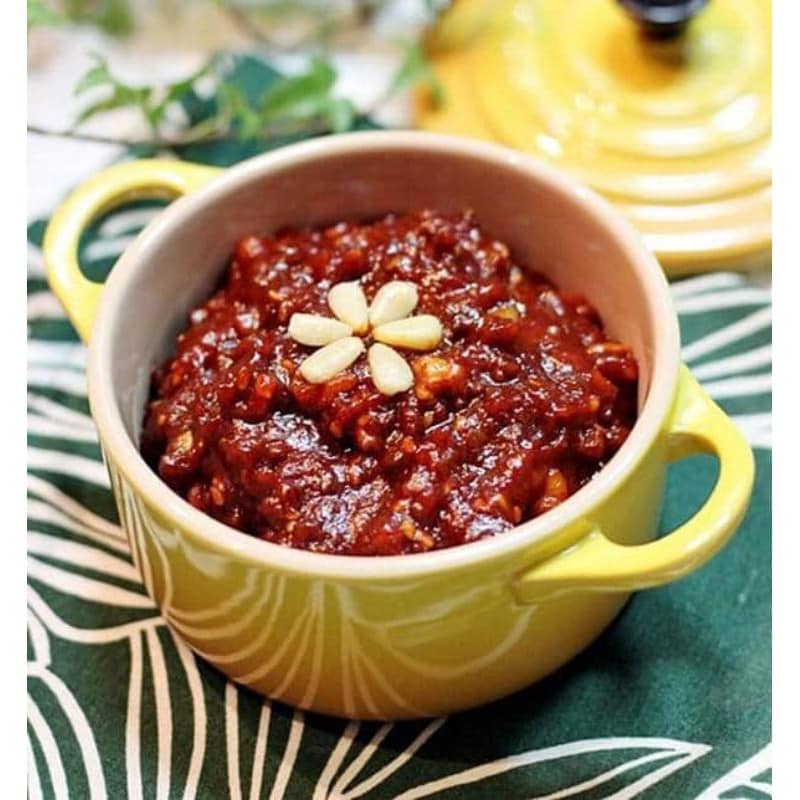 Có HỎA TỐC Tương ớt rim cay ngọt Đà Nẵng Hội An dùng ăn kèm bún gỏi mì quãng chấm nem chả gói 500gr