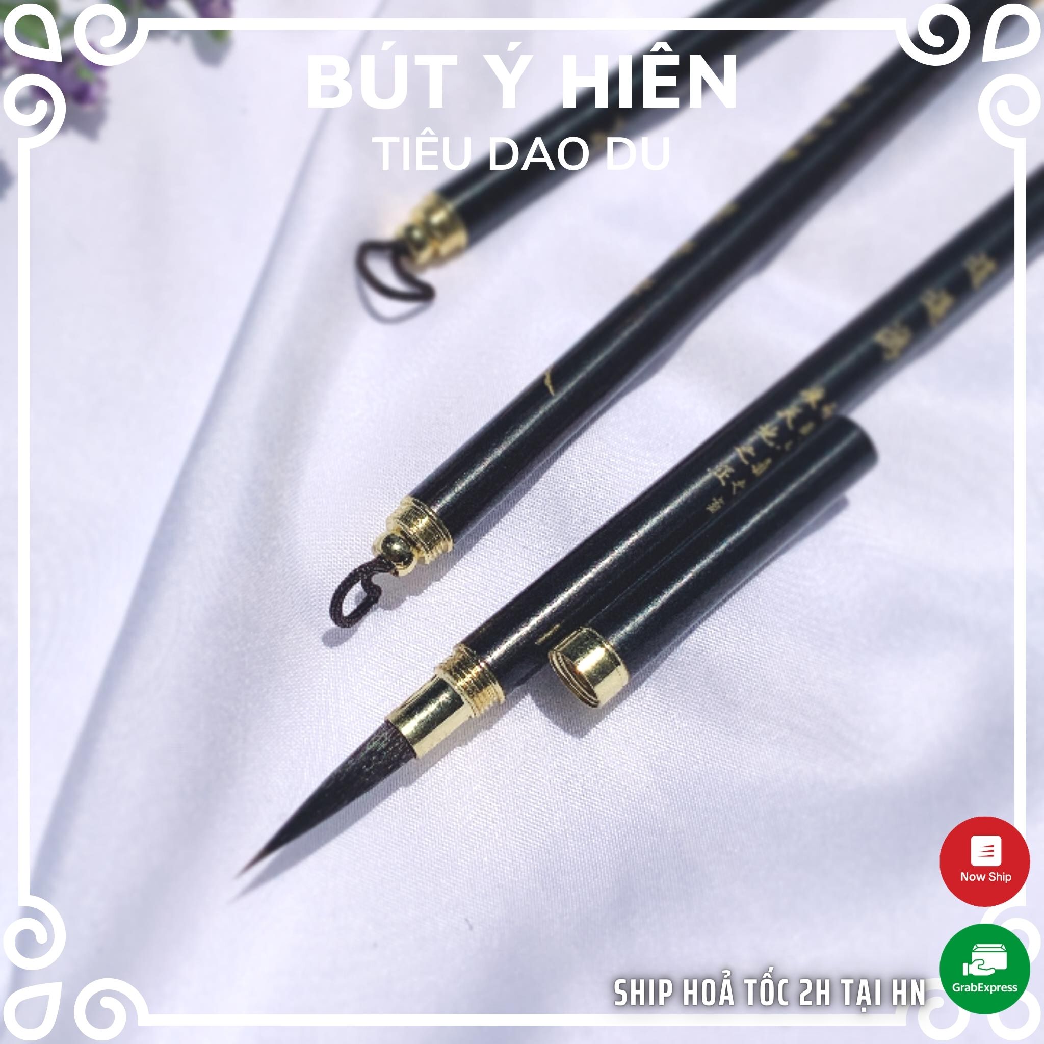 Cọ vẽ - bút lông thư pháp tiêu dao du - bút ý hiên