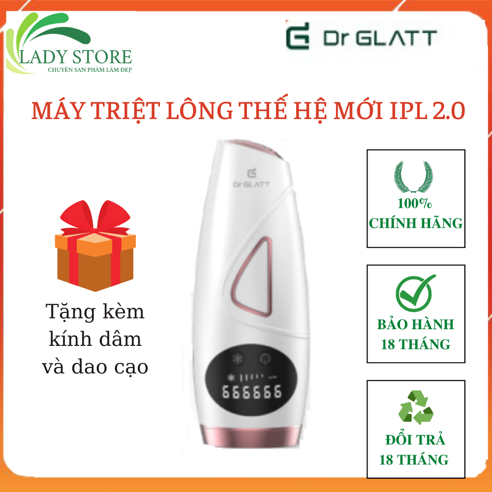 Máy triệt lông thế hệ mới IPL 2.0- Thương hiệu Đức - Bảo hành chính hãng 18 tháng - Lỗi 1 đổi 1 trong vòng 18 tháng