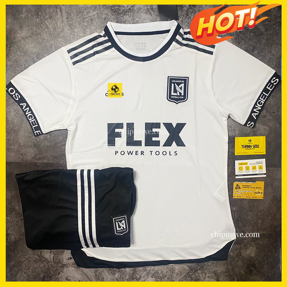 [GIÁ TỐT] Áo Thun Đá Banh LA Galaxy Màu trắng sân nhà Thái Xịn Mùa Giải Mới 21/22