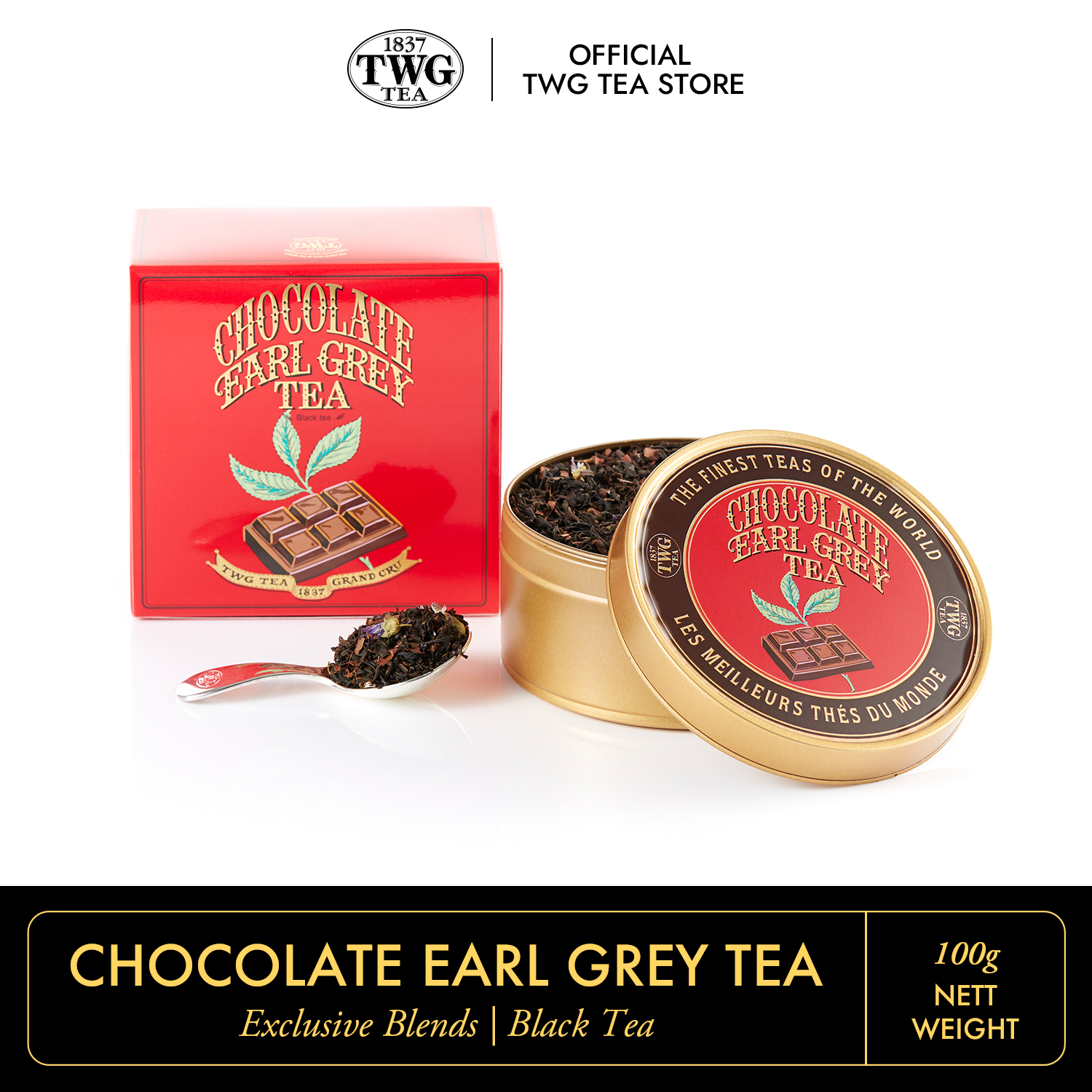 Trà twg tea - chocolate earl grey tea | trà đen