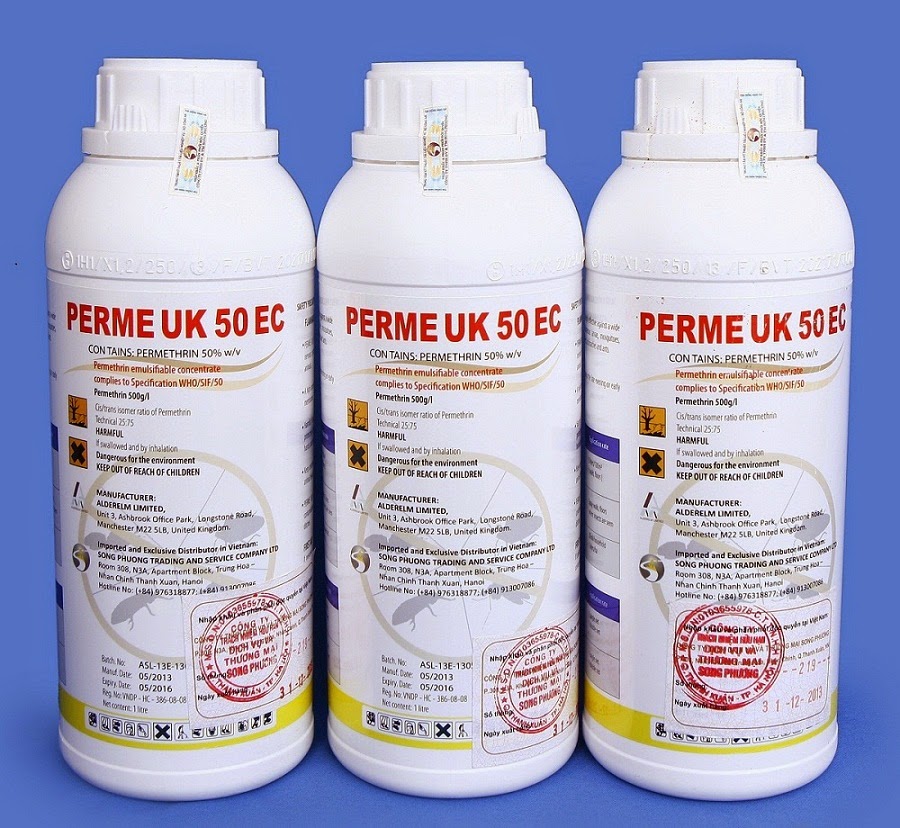 Thuốc diệt muỗi PERME UK 50EC an toàn, hiệu quả cao - Chai 1Lít