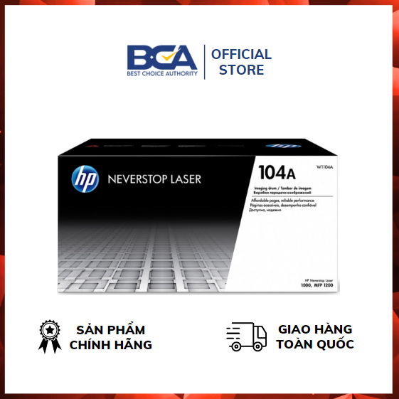 Cụm drum cụm trống mực hp 104a black w1104a chính hãng hp dùng cho máy in 1000a, 1000w, 1200a, 1200w