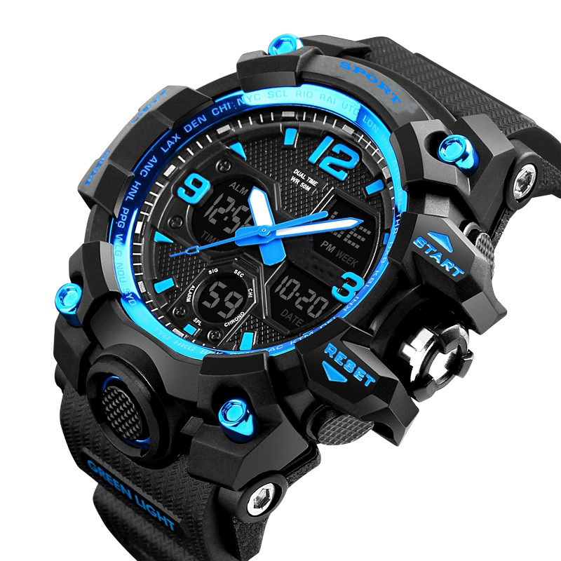 HOÀN TIỀN 15% - Đồng hồ nam Chống nước SPORT dáng thể thao đồng hồ điện tử chống - shop bình minh