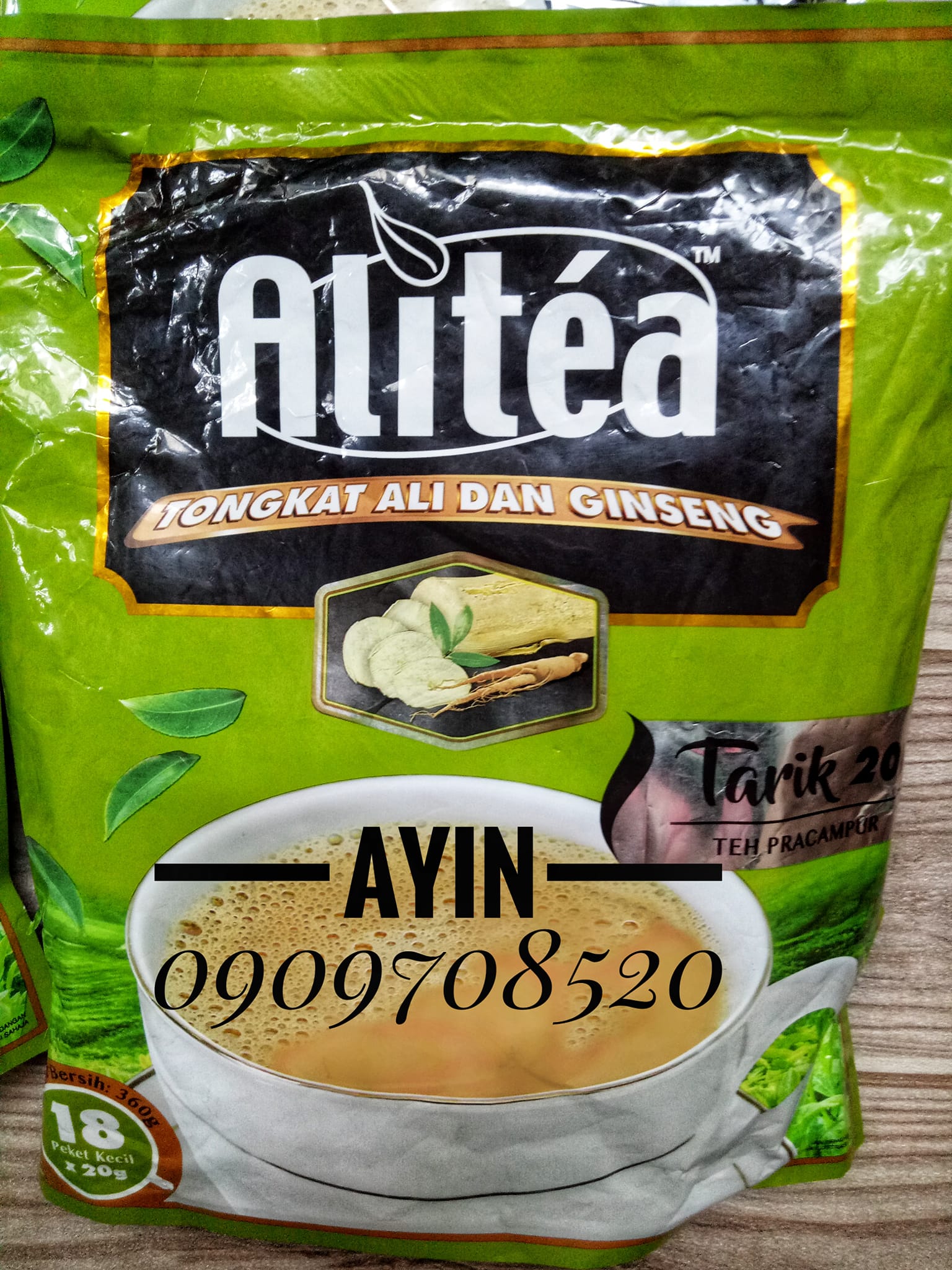 Trà Sữa Alitéa Tongkat Ali & Ginseng Tarik