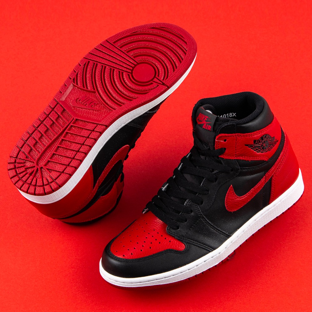 Giày Sneaker Ai.r J0rdan 1 High Bred Toe( JD1 đen đỏ )