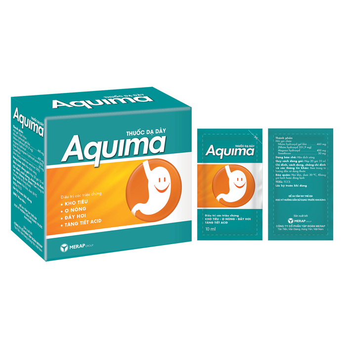 AQUIMA - hỗ trợ giảm loét dạ dày tá tràng